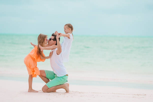 istock Young family on vacation have a lot of fun 1132547607