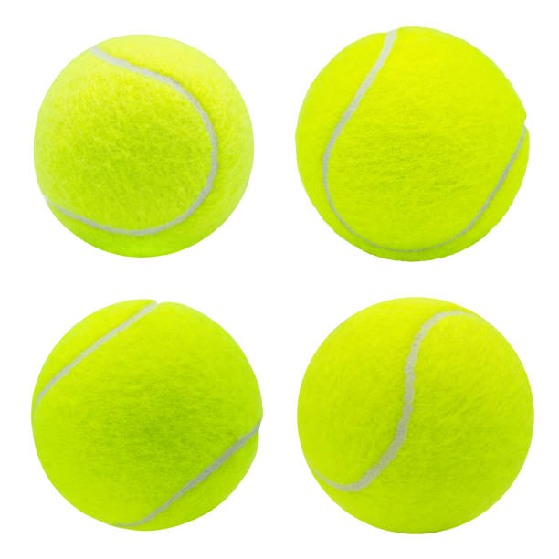 istock Tennis Ball Collection isolated on white background with clipping path 1132548977
