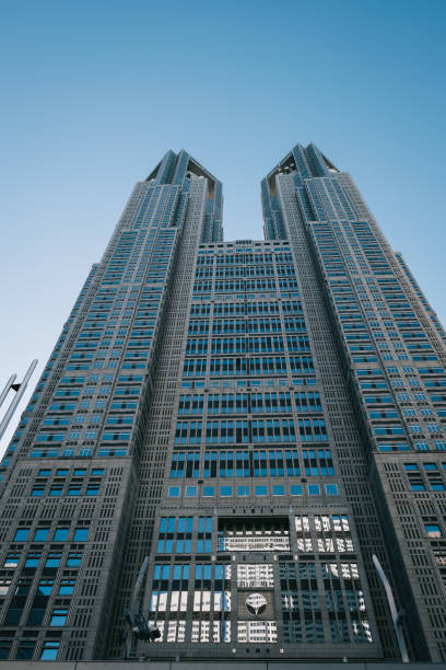 The Tokyo Metropolitan Government Building (東京都庁, Tōkyō Tochō) in Shinjuku is often visited by tourists for its free observation decks which provide good panoramic views of Tokyo and beyond.