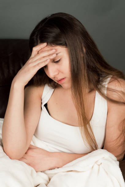 istock cute girl is sick and have the flu 1132565997