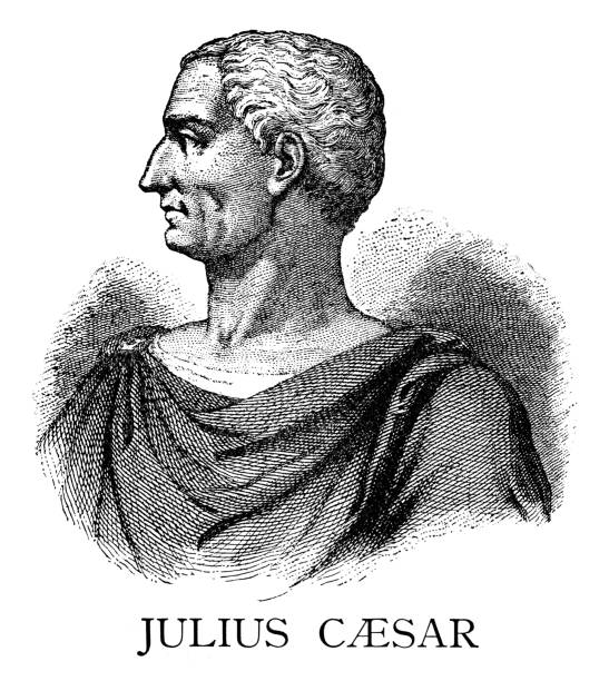 illustrazioni stock, clip art, cartoni animati e icone di tendenza di giulio cesare - julius caesar