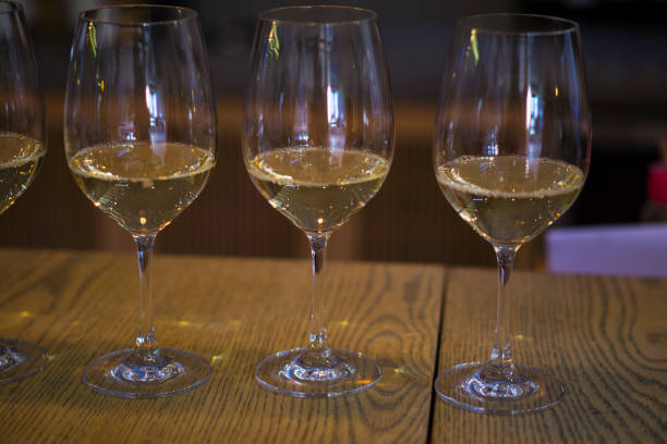 istock Wine bottles and glasses 1132575532