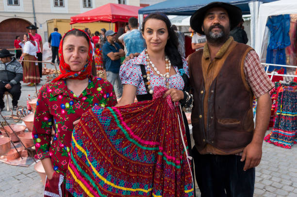 Exotic Gypsy Family Stock Photo - Download Image Now - Romani