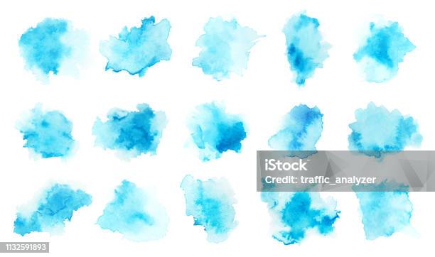 Colorful Watercolor Splashes Stock Illustration - Download Image Now - Watercolor Paints, Watercolor Painting, Spray