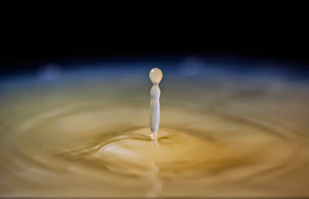 istock View Of Splashing Yellow Droplet 1132598125