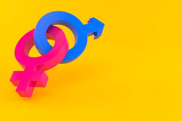 istock Gender symbols connected 1132599693