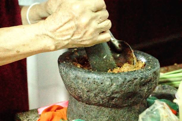 istock Authentic homecook - cooking preparation at Thai's People home 1132602779