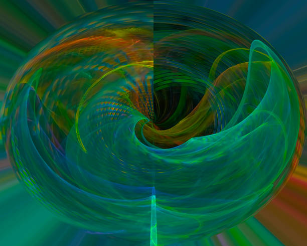 istock abstract digital fractal, fantasy design 1132604156