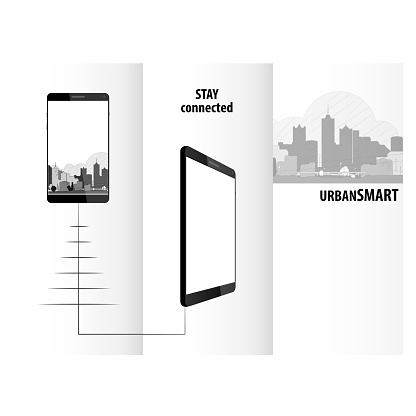 Triptech Templete Triptych Template For Online Business Stock Illustration - Download ...