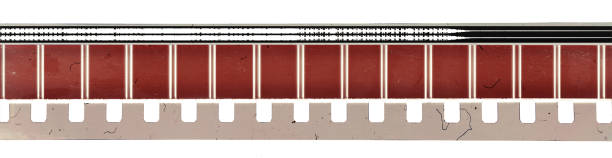 fake 8mm film or movie strip on white background fake 8mm filmstrip 16mm film motion picture camera photos stock pictures, royalty-free photos & images