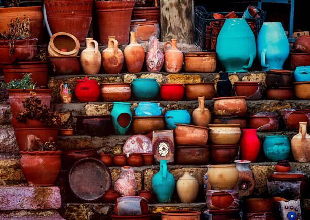 istock Heap of Ceramic Pots in Goreme, Cappadocia 1132620154