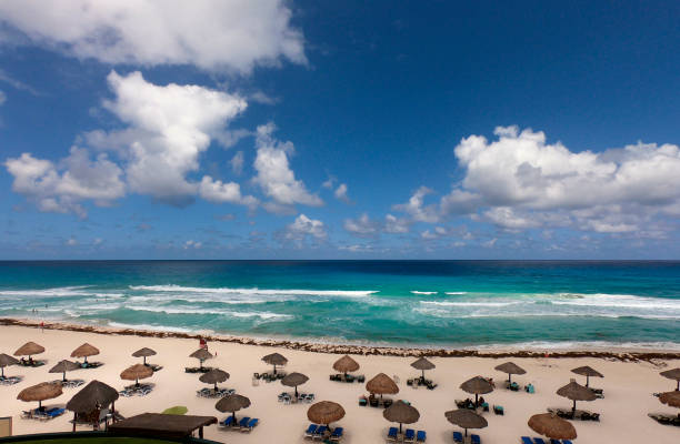 istock Carribean Cancun Sandy Beach Sunrise 1132630077