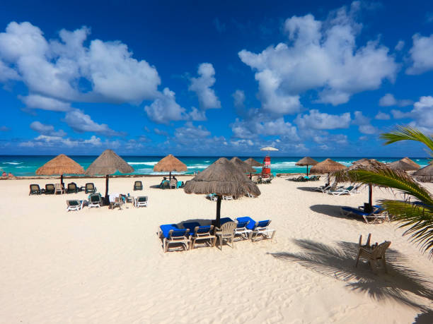 istock Carribean Cancun Sandy Beach Sunrise 1132630087