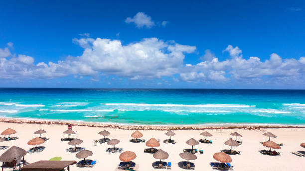 istock Carribean Cancun Sandy Beach Sunrise 1132630113
