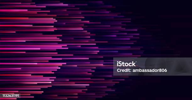 Speed Lines Technology Data Connection Abstract Background Stock Illustration - Download Image Now