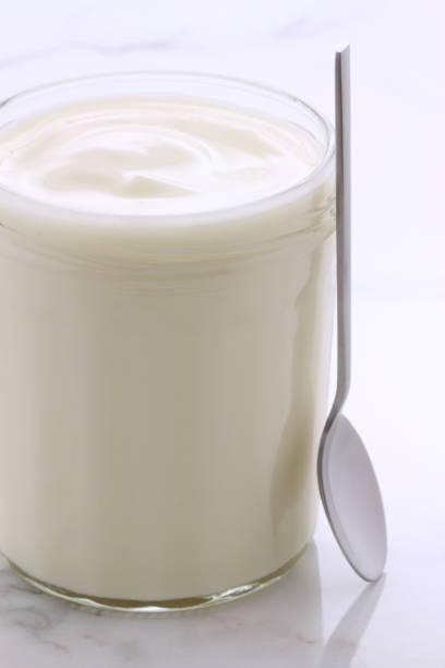 istock Vintage retro styling yogurt 1132635259