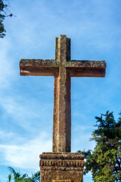 istock Stone Cross in Barichara 1132642676