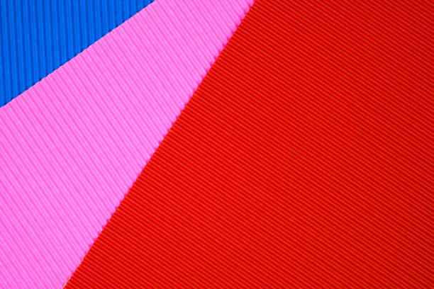 istock Multi coloured corrugated paper texture, use for background. vivid colour with empty space for add text or object. 1132645036
