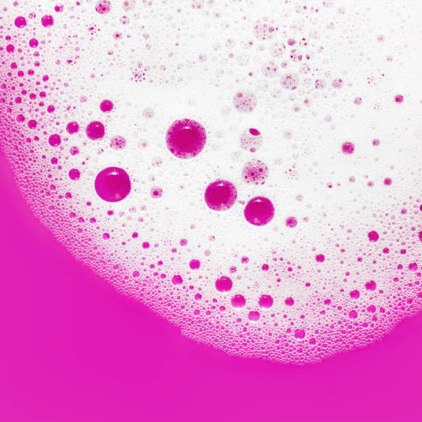 istock Soap foam on purple 1132646412