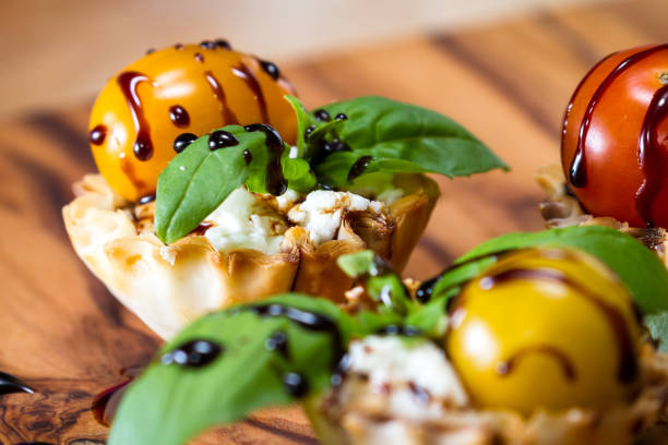 tomato basil cheese bites