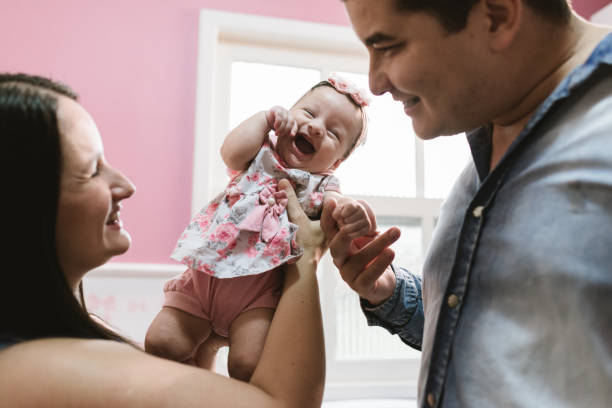 istock Family fun in baby's room 1132649948