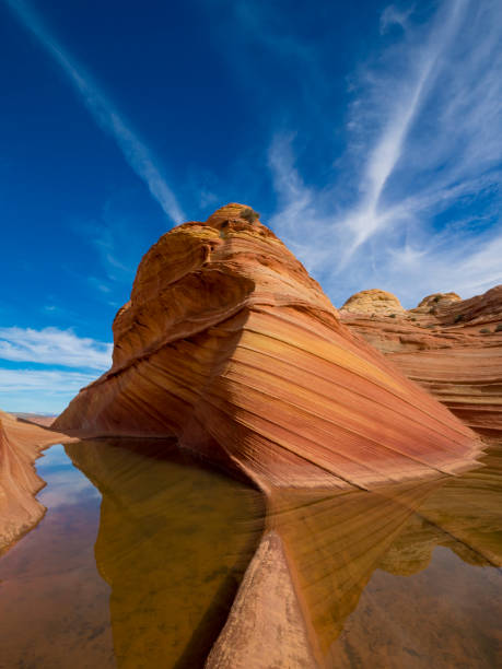 istock The Wave sandstone formation in Coyote Buttes, Arizona. 1132658112