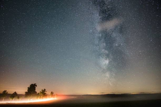 istock Milkyway night in Harz mountain 1132671741