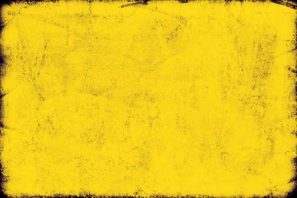 istock Yellow grunge background. Old paint texture 1132673618