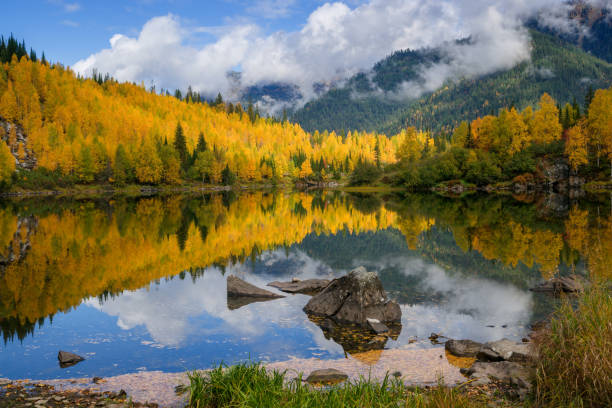 istock The beginning of autumn in mountains 1132675259
