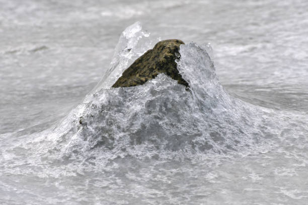 istock Rock Cracking Ice, Lofoten Islands, Norway 1132678341