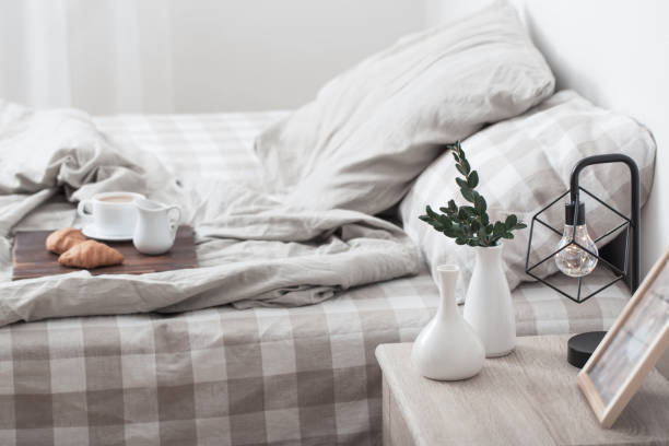 istock white vases and lamp in interior bedroom 1132680580