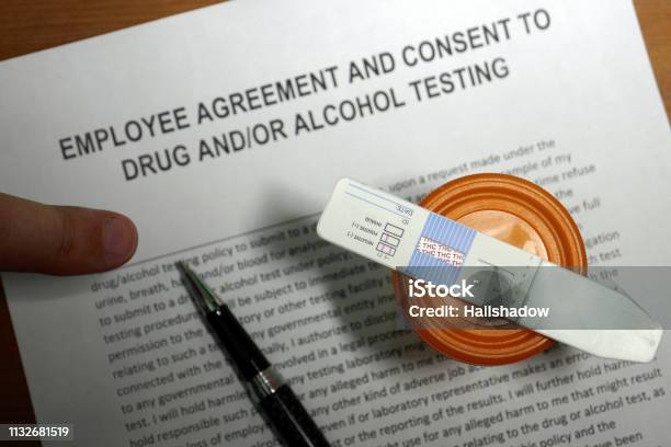 Employment Cannabis Drug Test Stock Photo - Download Image Now - Drug Test, Cannabis Plant, Place of Work