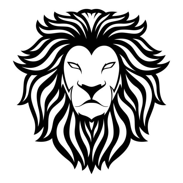 Lion Head Logo Vector Animal Mascot Vector Illustration Stock Illustration  - Download Image Now - iStock