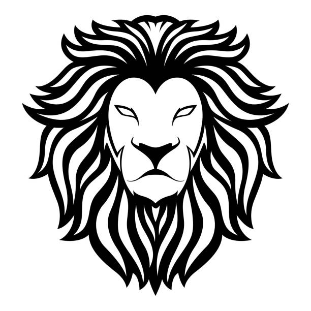 Lion head logo vector. Animal mascot. Vector illustration. Lion's head emblem logo lion animal head mascot animal stock illustrations