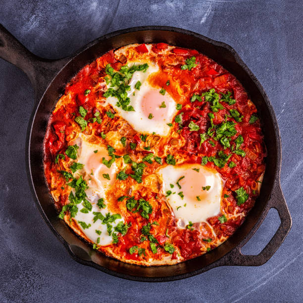 istock Shakshuka in a Frying Pan 1132694383