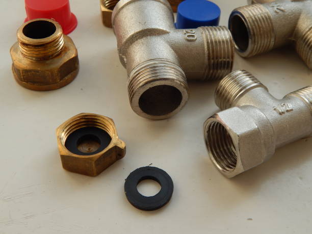 istock Plumbing taps and adapters 1132695753