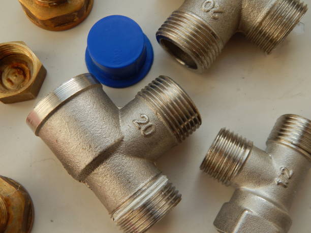 istock Plumbing taps and adapters 1132695759
