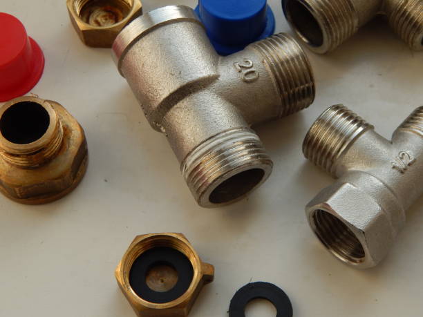 istock Plumbing taps and adapters 1132695789