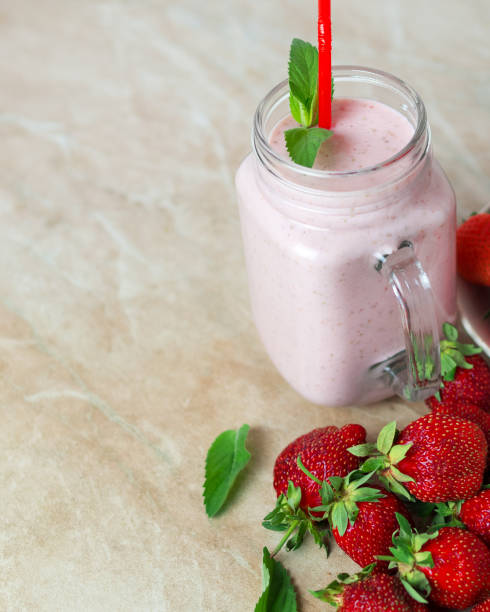 istock strawberry smoothie in a glass 1132701985