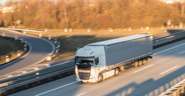 istock Truck transport logistics in Germany 1132704045