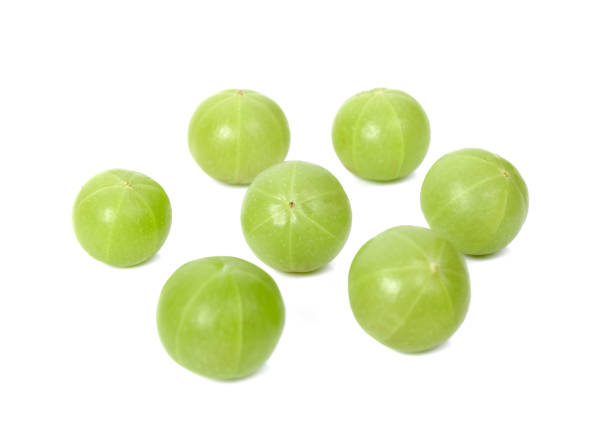 istock Indian gooseberry isolated on white background 1132706654