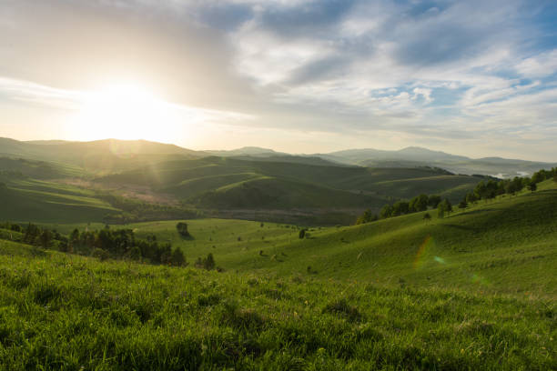 istock Beauty dawn in the mountains 1132706866