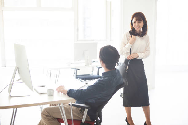 istock Female manager who comes home earlier 1132712061