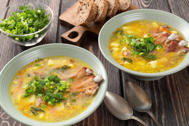 istock Traditional pea soup with smoked pork ribs 1132714978