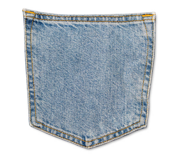 istock Jeans pocket isolated on the white 1132715114