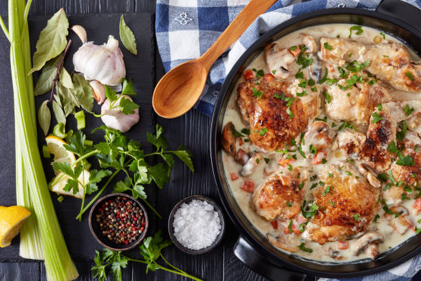 Fricassé de Frango Completo: Receita Fácil e Irresistível - receita deliciosa profissional - passo 2