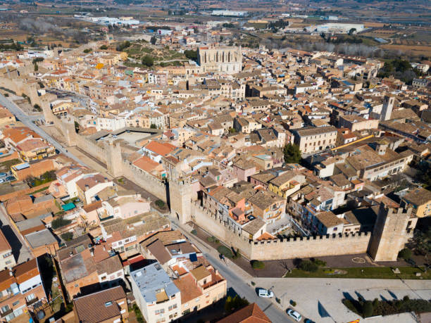 istock Aerial view of Montblanc, Tarragona 1132720185