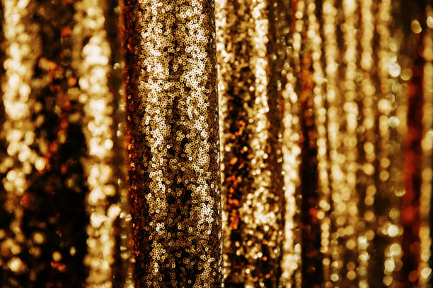 istock Abstract golden glitter background. 1132722058