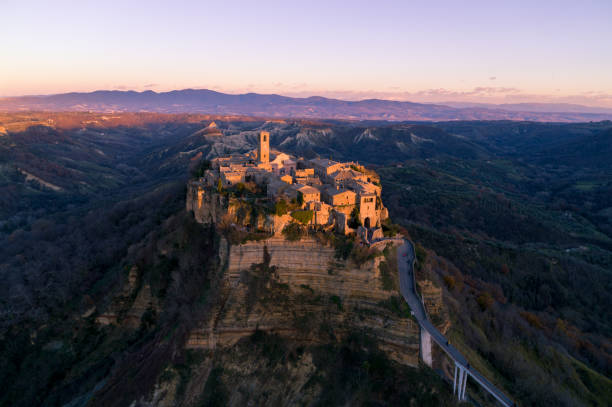 istock Civita of Bagnoregio at Dusk 1132722192