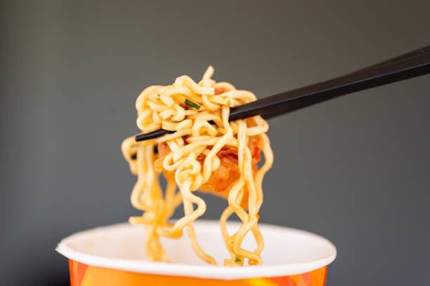 istock Instant noodles with kimchi 1132728814